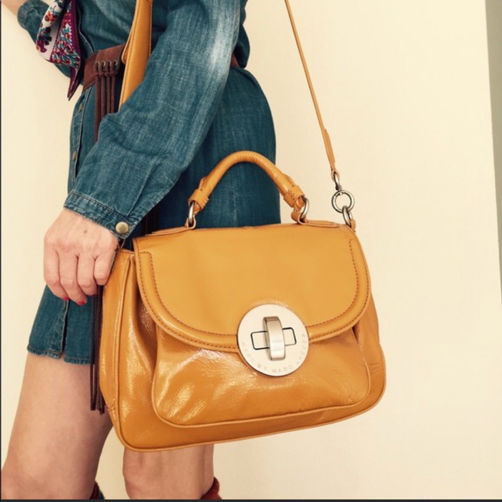 Marc Jabobs Crossbody Satchel Bag Burnt Orange